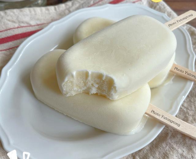 💯无冰渣‼️一次成功香浓丝滑的奶香小布丁雪糕‼️的做法